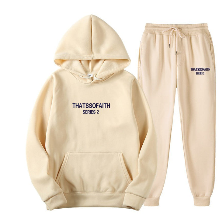 Women's tracksuit with modern hooded sweatshirt and comfortable sweatpants Chic & Stil