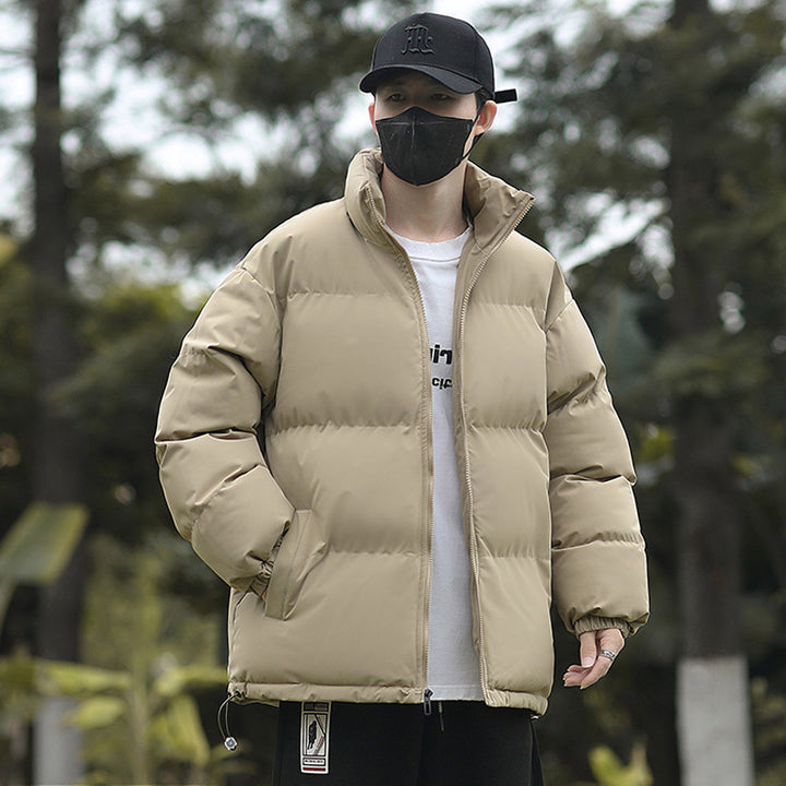 Isolated transition jacket for men with high collar Lune London