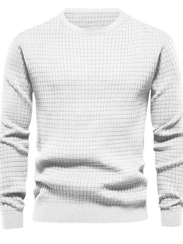 Men's knitted sweater with structured design Lune London