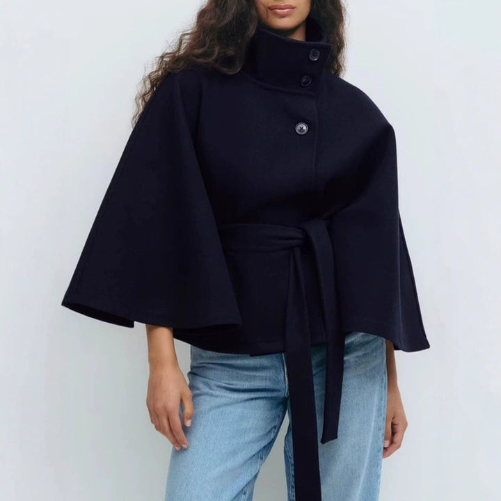 Winter jacket for women with modern cut and belt Lune London