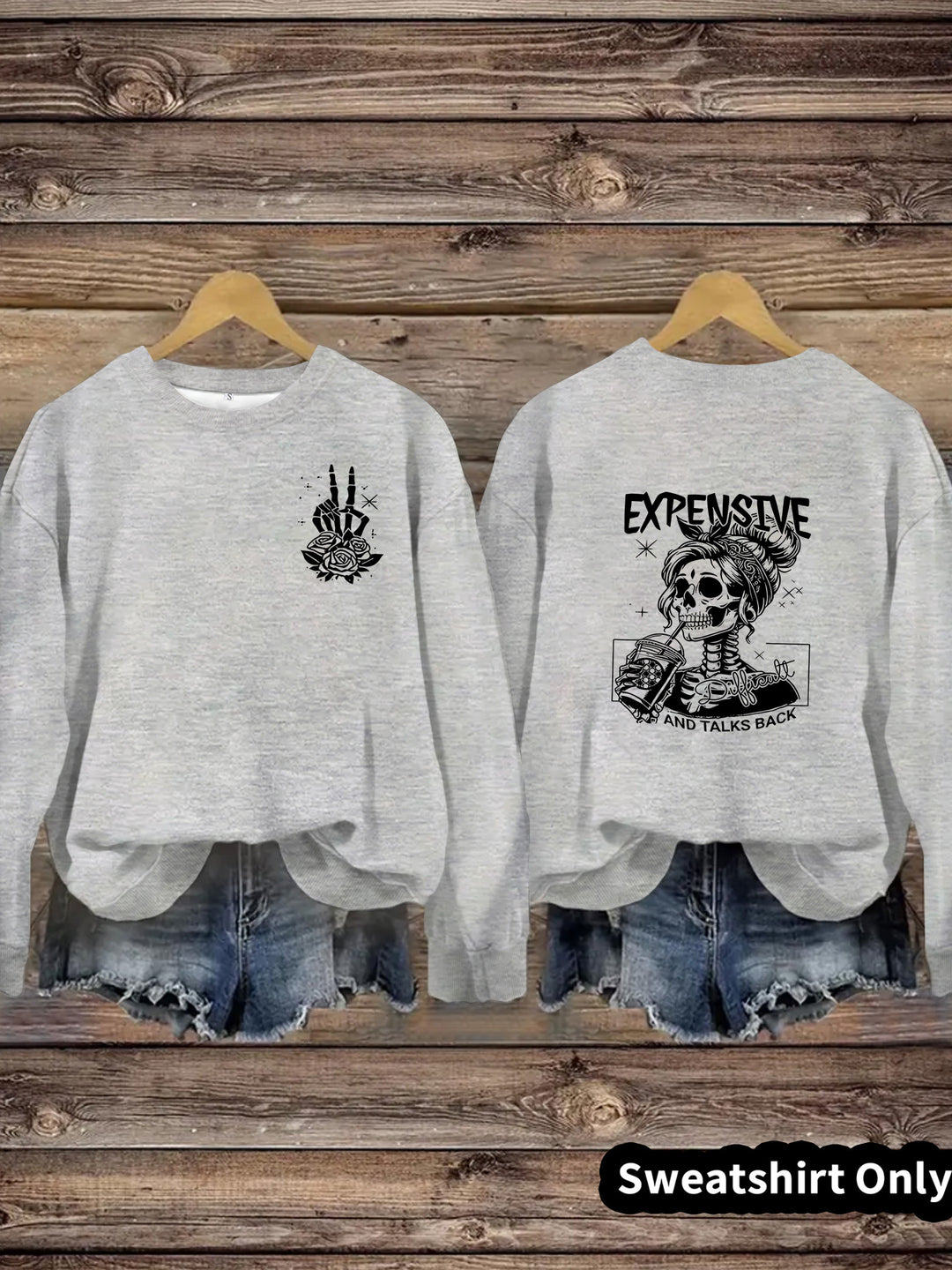 Sweatshirt femme avec design créatif et coupe décontractée Chic & Stil