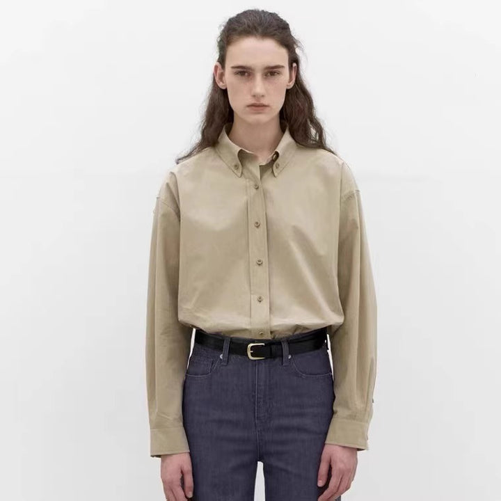 Chemise élégante pour femmes, ample, en tissu coton léger Chic & Stil