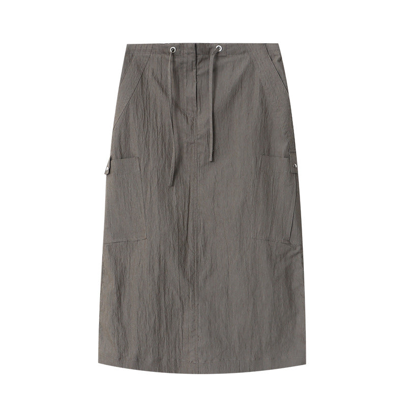 Ladies Elegant Maxi Skirt with Practical Pockets Chic & Stil