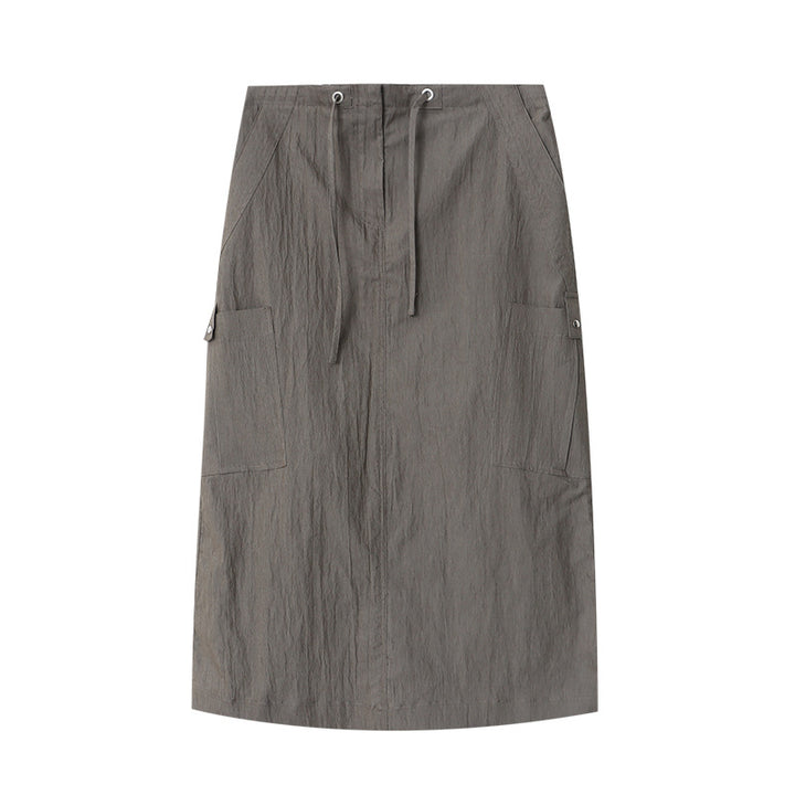 Ladies Elegant Maxi Skirt with Practical Pockets Chic & Stil