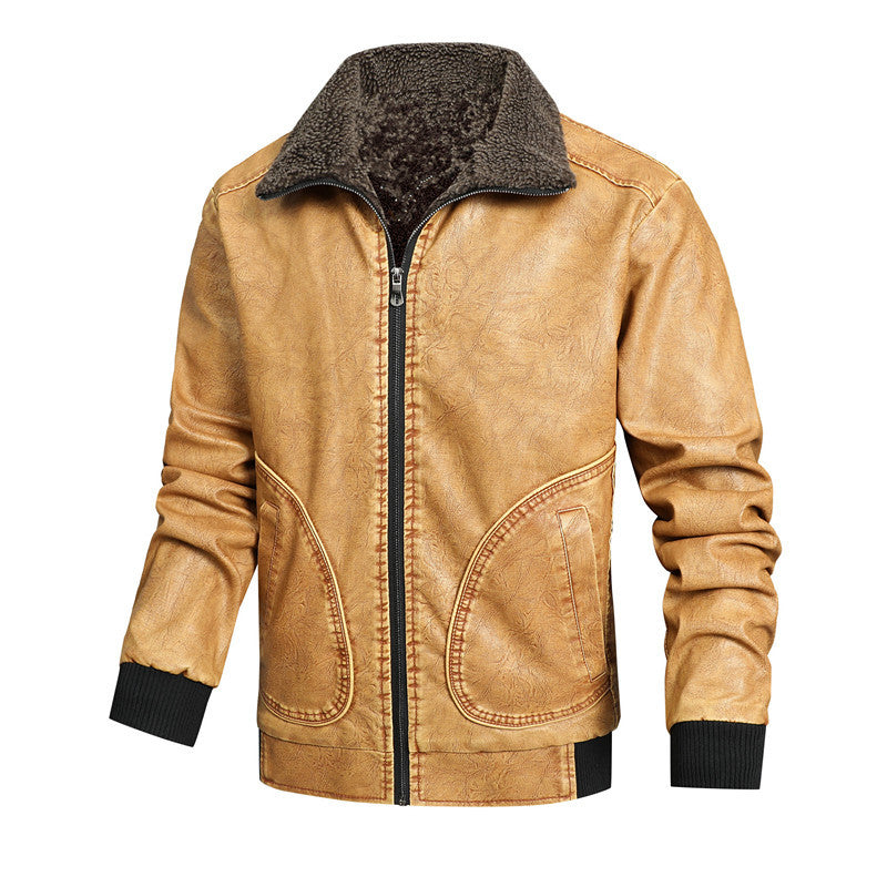 Casual vintage jacket for men with warm fleece lining Lune London