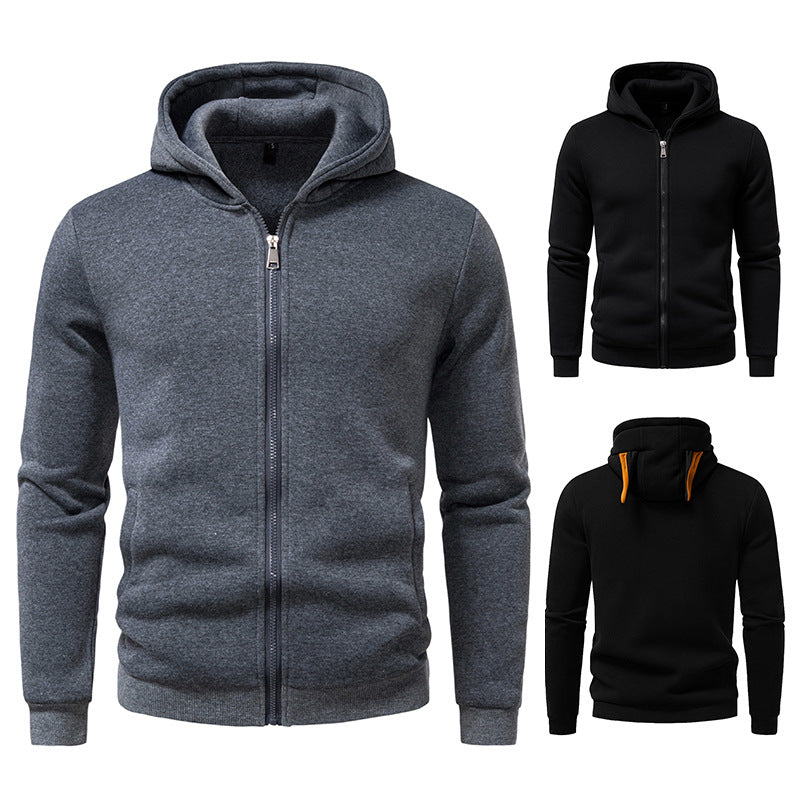 Men's zip up comfortable hooded sweatshirt Lune London