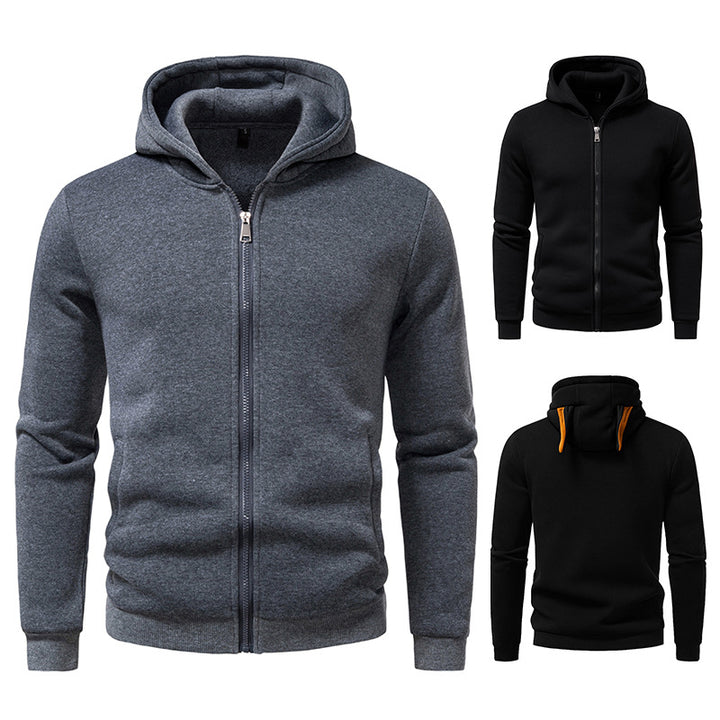 Men's zip up comfortable hooded sweatshirt Lune London