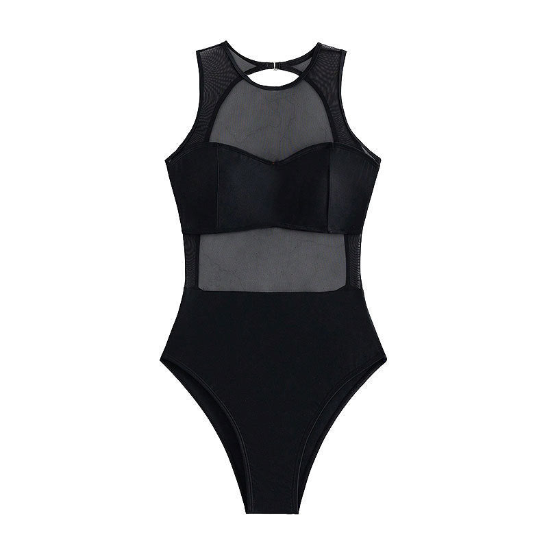 Lune London high-neck sports swimsuit for women