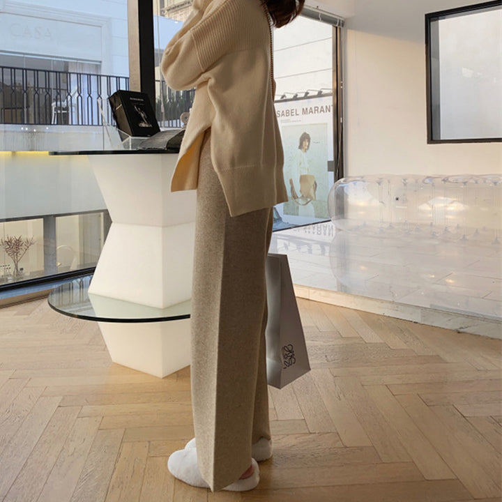 Wide Palazzo pants for women in soft material Lune London
