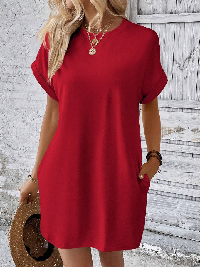 Short sleeve summer dress for women with pockets Lune London