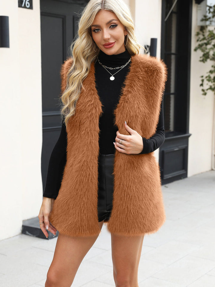 Ladies Fur Vest Lune London