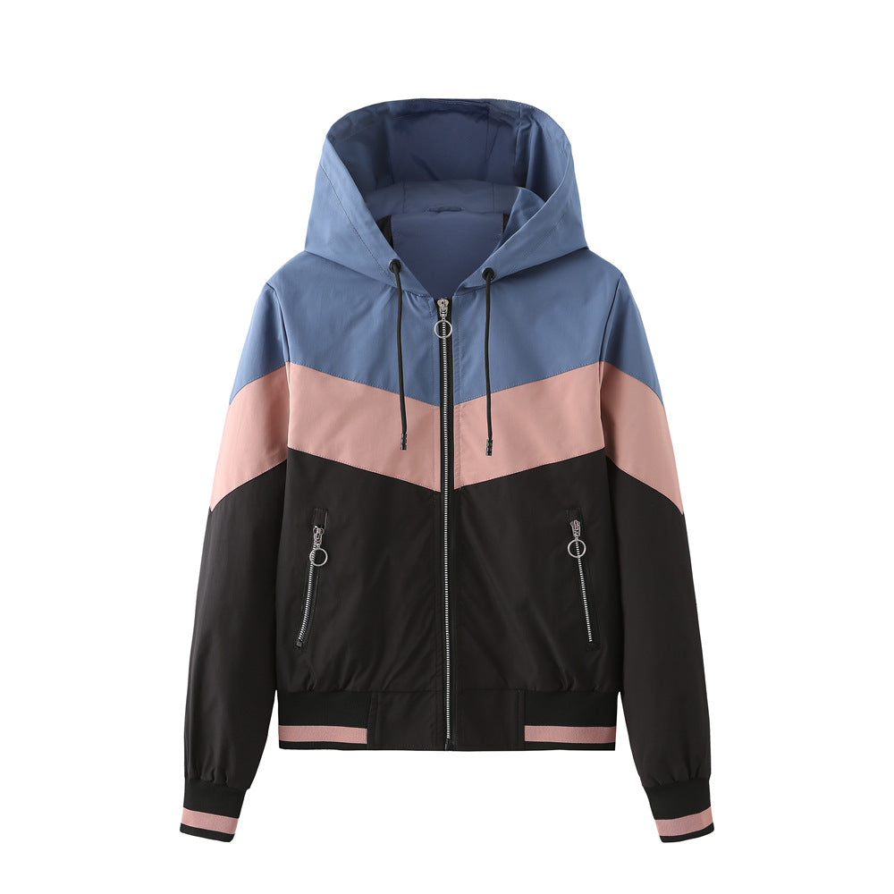 Windbreaker jacket for women with practical zip pockets Lune London
