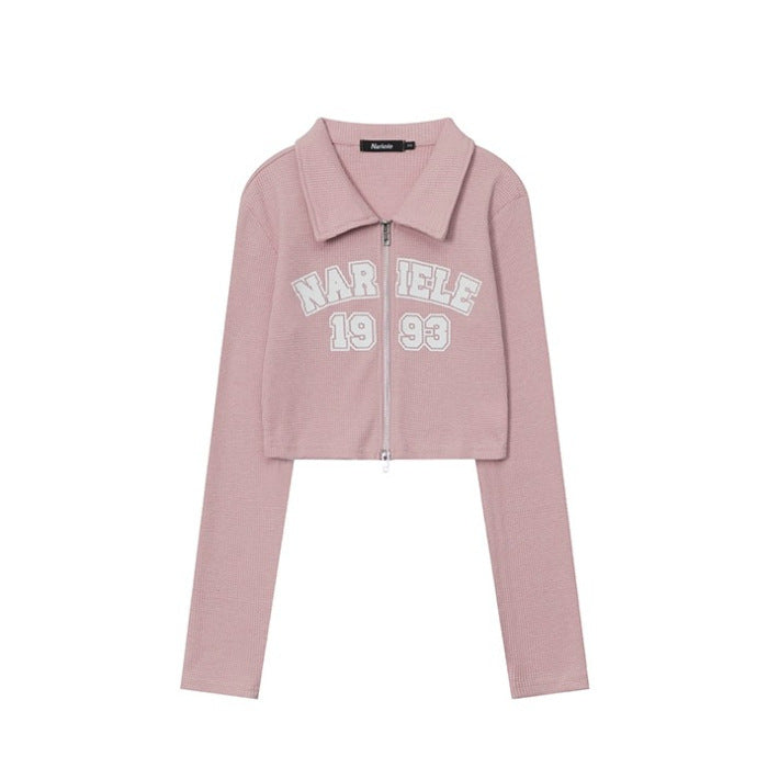 Women's casual sweatshirt with modern front print Chic & Stil