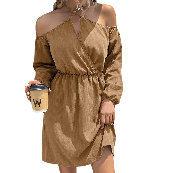 Wrap dress for women with a plunging neckline and elegant waist Lune London