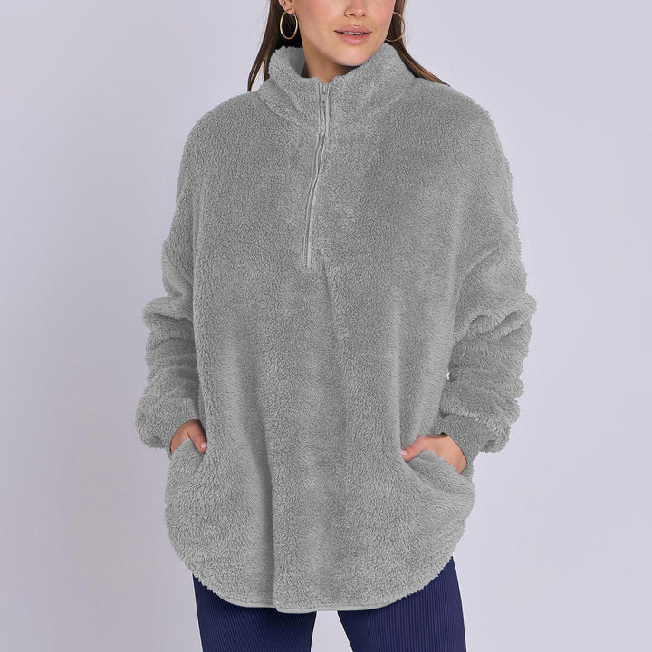 Ladies cozy zip sweater Lune London