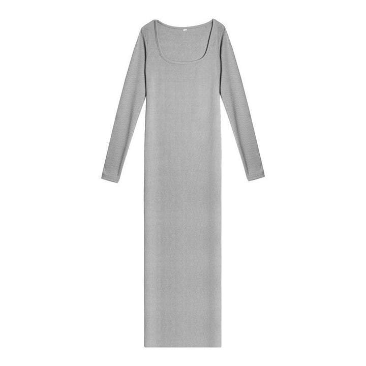 Long fitted long sleeve dress for women Lune London