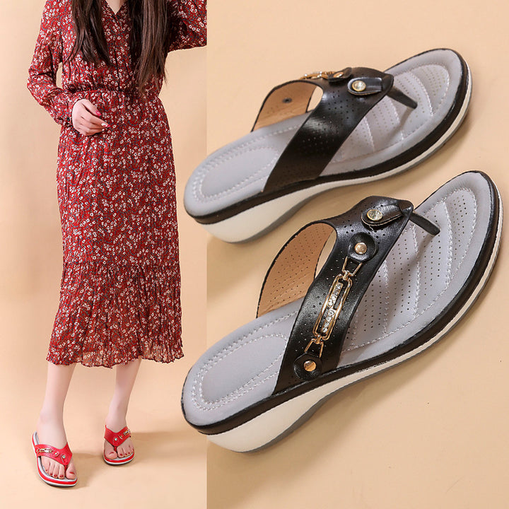 Orthopedic sandals for women with comfort sole Lune London