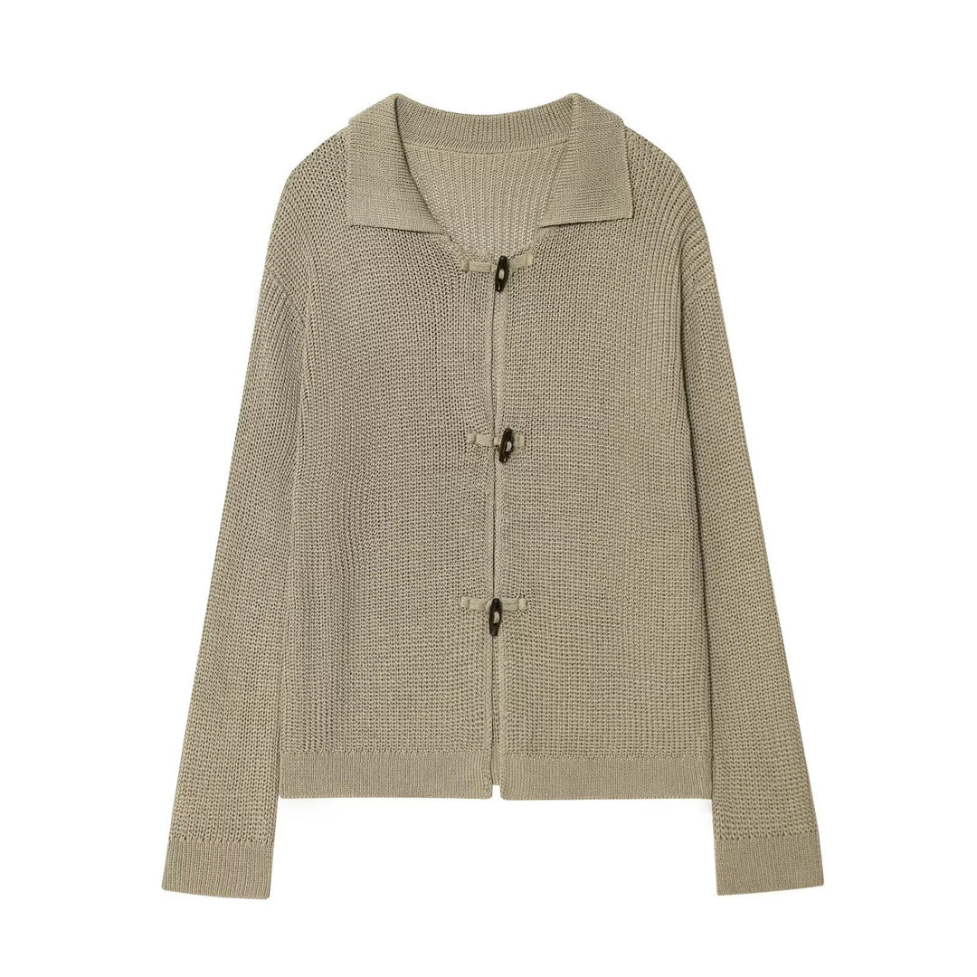 Ladies goose knit cardigan jacket Lune London