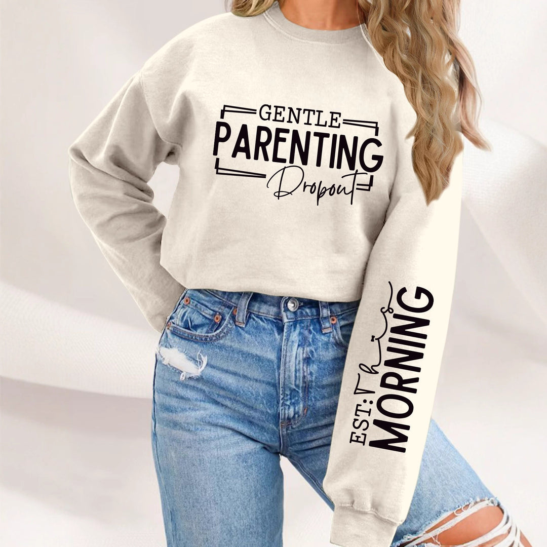 Sweat-shirt pour femmes avec motif parenté unique imprimé et coupe décontractée Chic & Stil