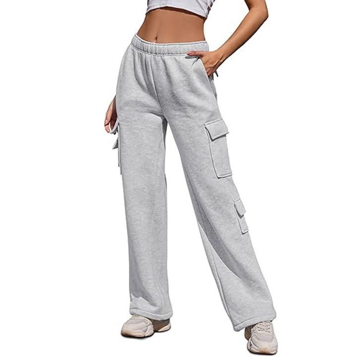 Cargo jogger pants for women with side pockets Lune London