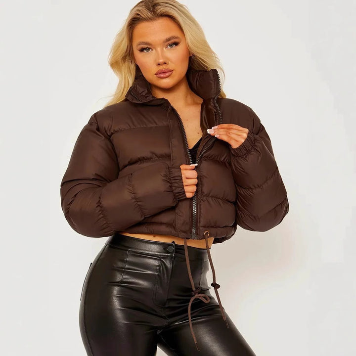 Ladies stylish, short cut padded jacket Lune London