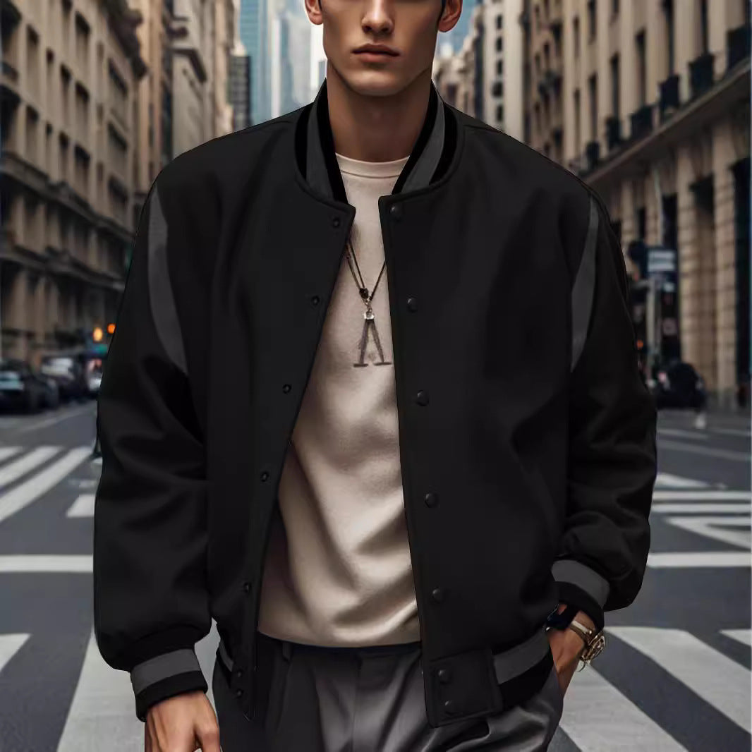 Sporty bomber jacket for men with modern contrasts and breathable materials Lune London