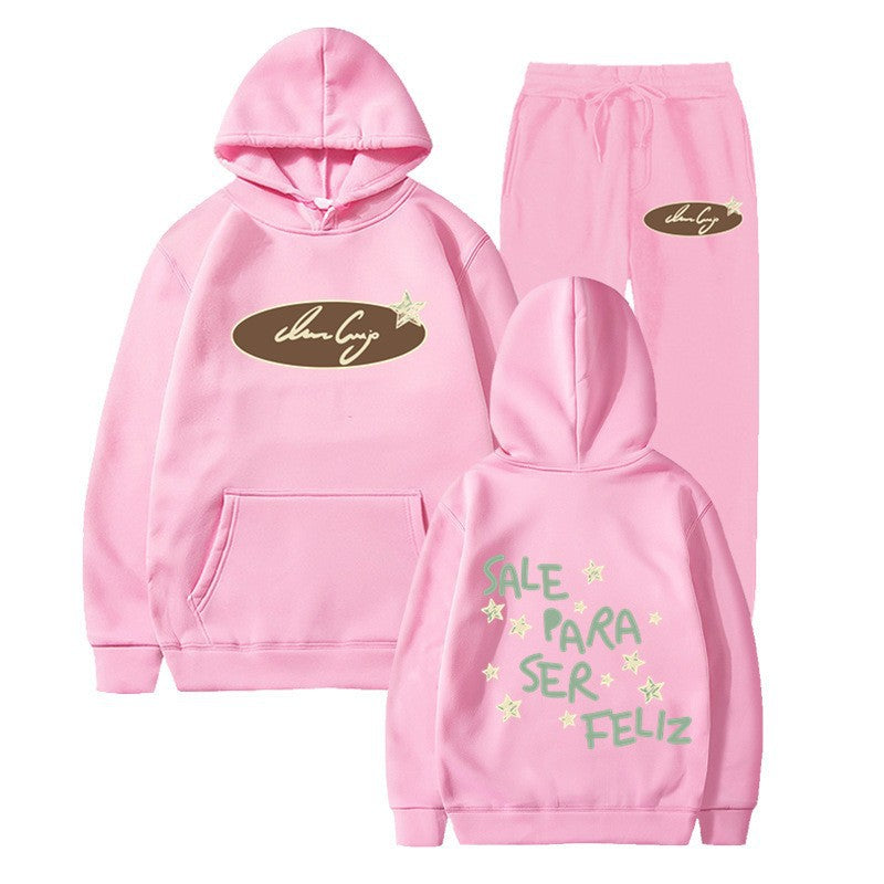 Women’s hoodie sweatshirt with inspiring lettering and casual cut Chic & Stil