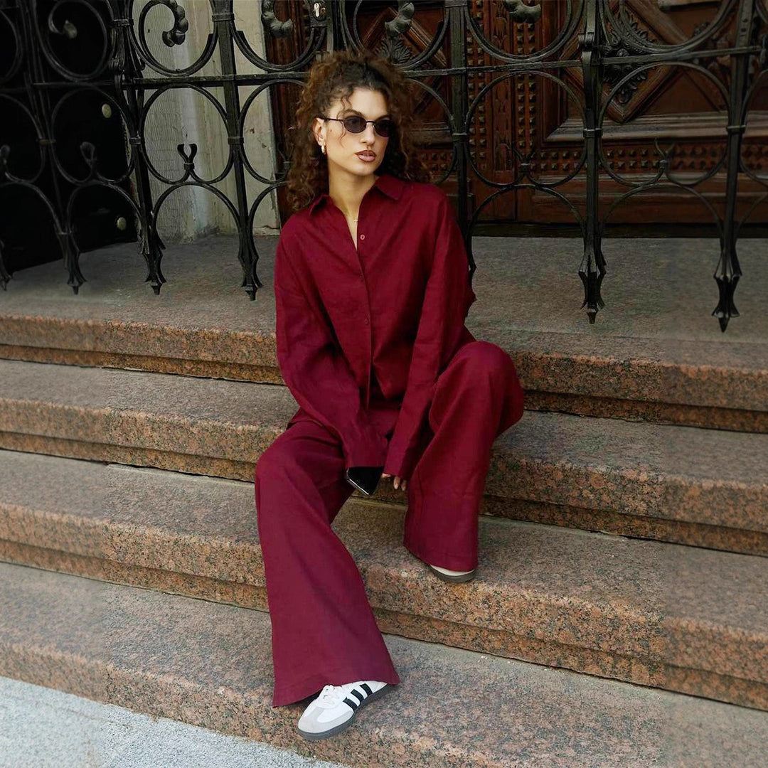 Chic and Style casual linen set for women