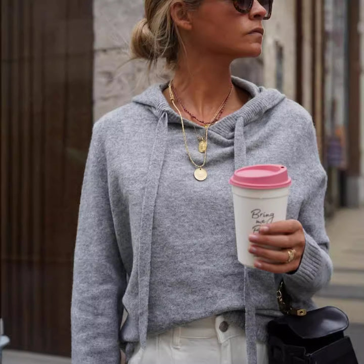 Dames loisirs sweat à capuche avec coupe moderne et poches pratiques Chic & Stil