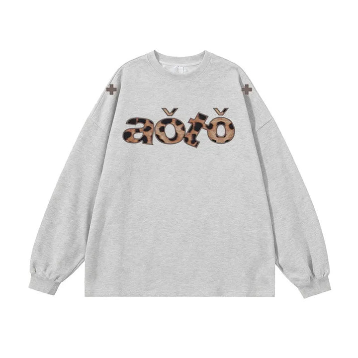 Chemise à manches longues pour femmes avec design graphique créatif Chic & Stil