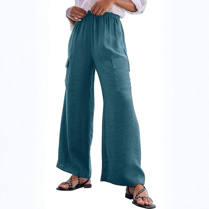 Women Lightweight Jersey Cargo Pants Lune London