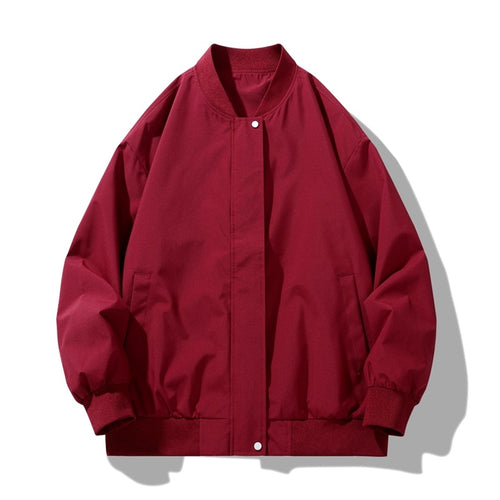 Men's sporty transition jacket with high collar and practical side pockets Lune London