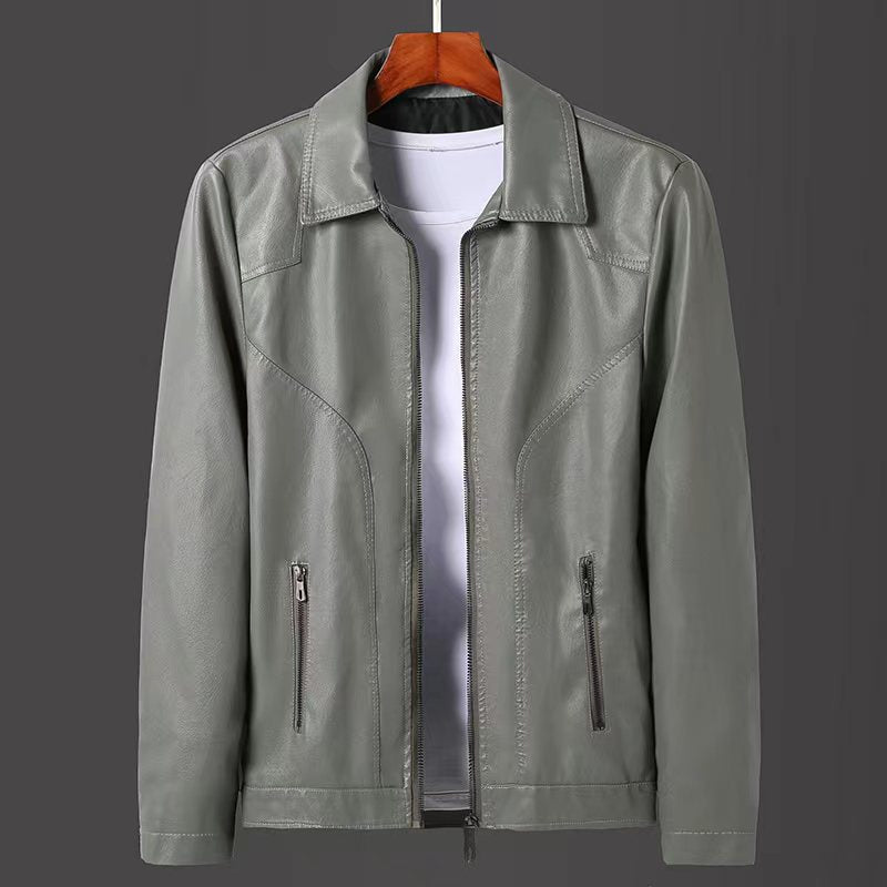 Casual faux leather jacket for men Lune London