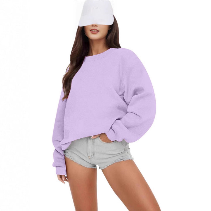 Ladies Oversized Sweatshirt with a relaxed fit and soft sleeves Lune London