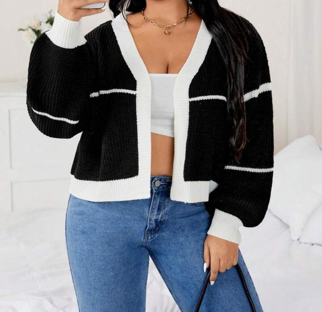 Women's trendy vest with wide sleeves and open fronts Lune London
