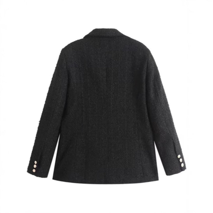 Tweed blazer jacket for women with double-breasted buttons and elegant cut Lune London