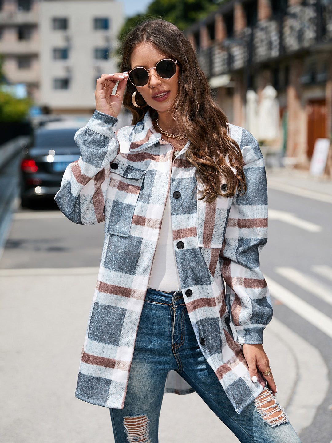 Lune London Check Flannel Shirt for Women
