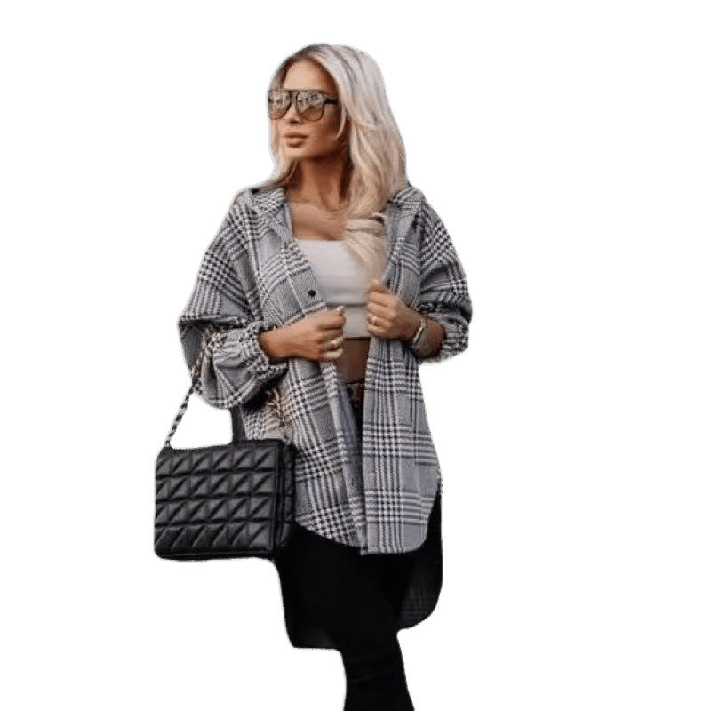 Lune London Women's Oversized Checked Jacket