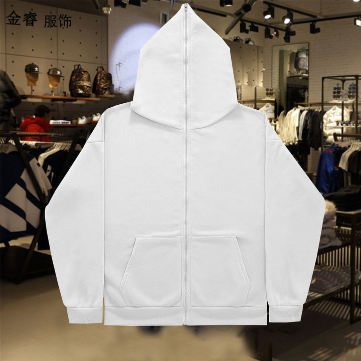 Ladies leisure hoodie with zip closure and practical side pockets Lune London