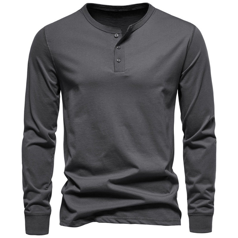 Men's long sleeve shirt with button closure and modern design Lune London