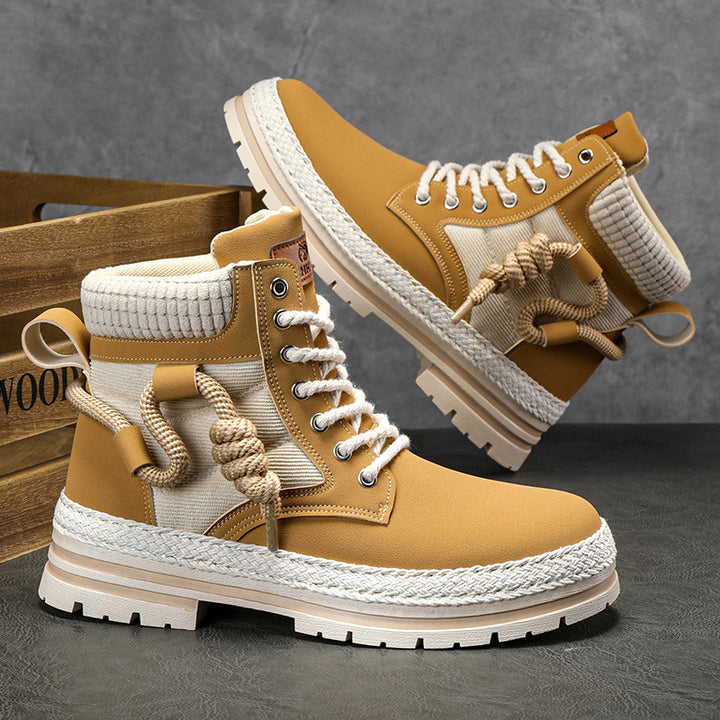 Modern and comfortable winter boots for women with high collar and non-slip sole Lune London