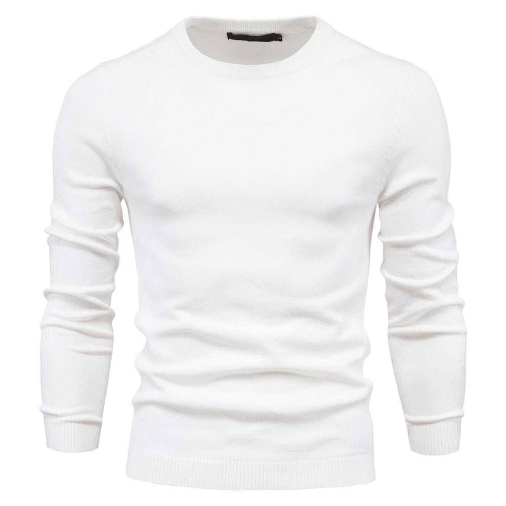 Men's Round Neck Sweater Made Of High-Quality Cotton Lune London