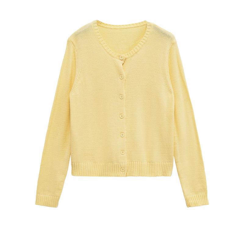 Women's lightweight cardigan with simple buttons and elegant cut Lune London