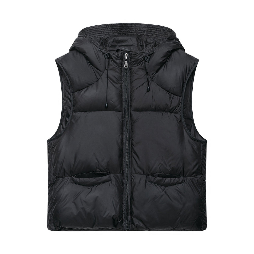 Women's vest with hood and padding Lune London