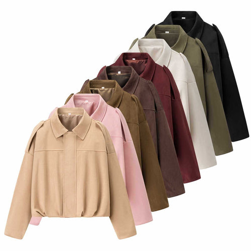 Women's transitional jacket with voluminous sleeves and elegant hood Lune London