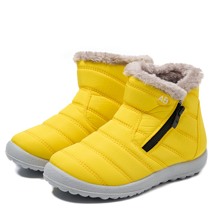 Bottes d'hiver pour femmes rembourrées avec fermeture éclair latérale Lune London