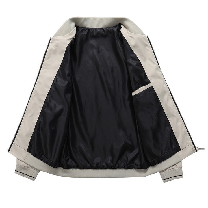 Sporty transitional jacket for men with a stylish high collar Lune London