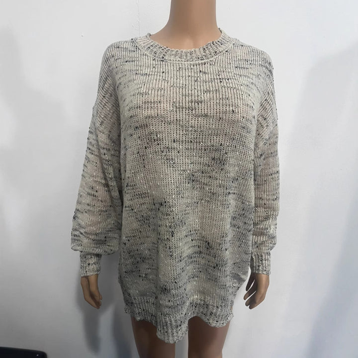 Ladies modern large knit sweater Lune London