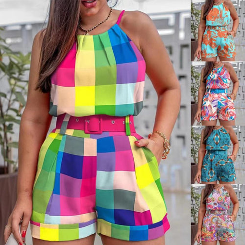 Two-piece set Damen with floral print Lune London