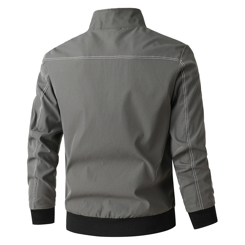 Lightweight transitional jacket for men with modern accents Lune London